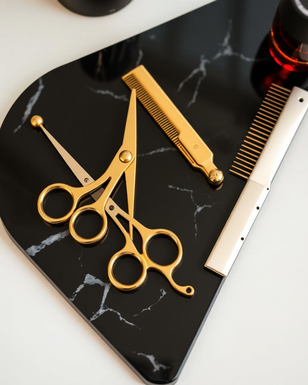 Professional barbering tools